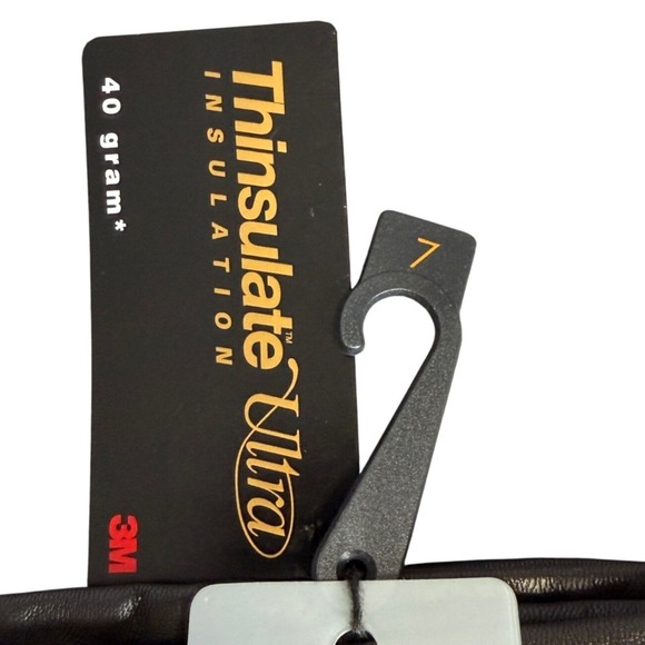 Isotoner Leather Gloves NWT Womens Size 7 Brown Thinsulate Ultra Lined Driving - Picture 7 of 9